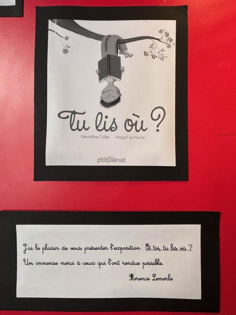 tu lis où